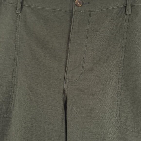 J. Crew Cotton Camp Pant Womens Size 22 Spanish Moss Green NWT PT-2616 - Picture 3 of 11